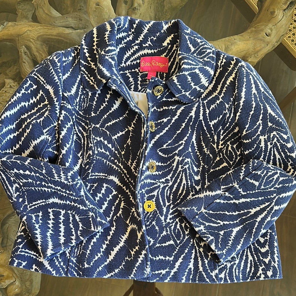 Lilly Pulitzer, Beaufort show me your stripes blazer size 6